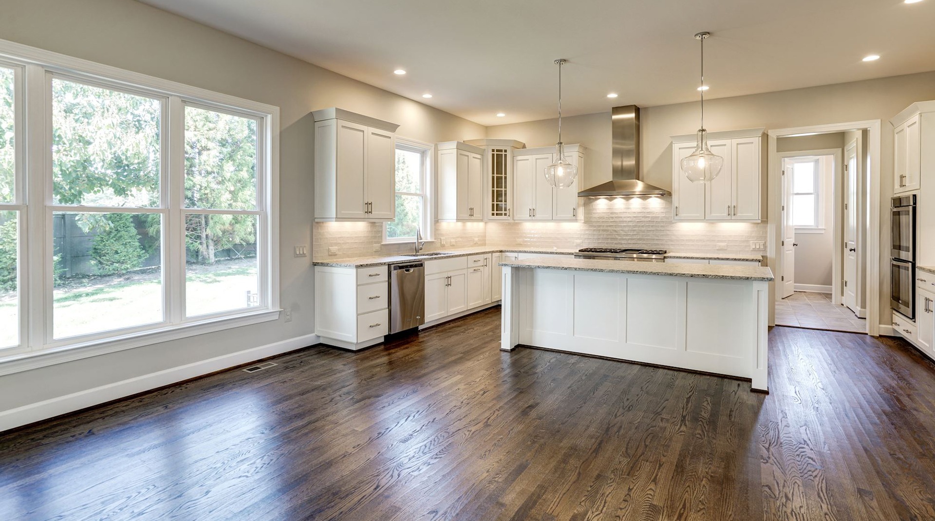 The Gourmet Kitchen in the Grayson on Fallsgate Homesite 4. Some optional features shown.