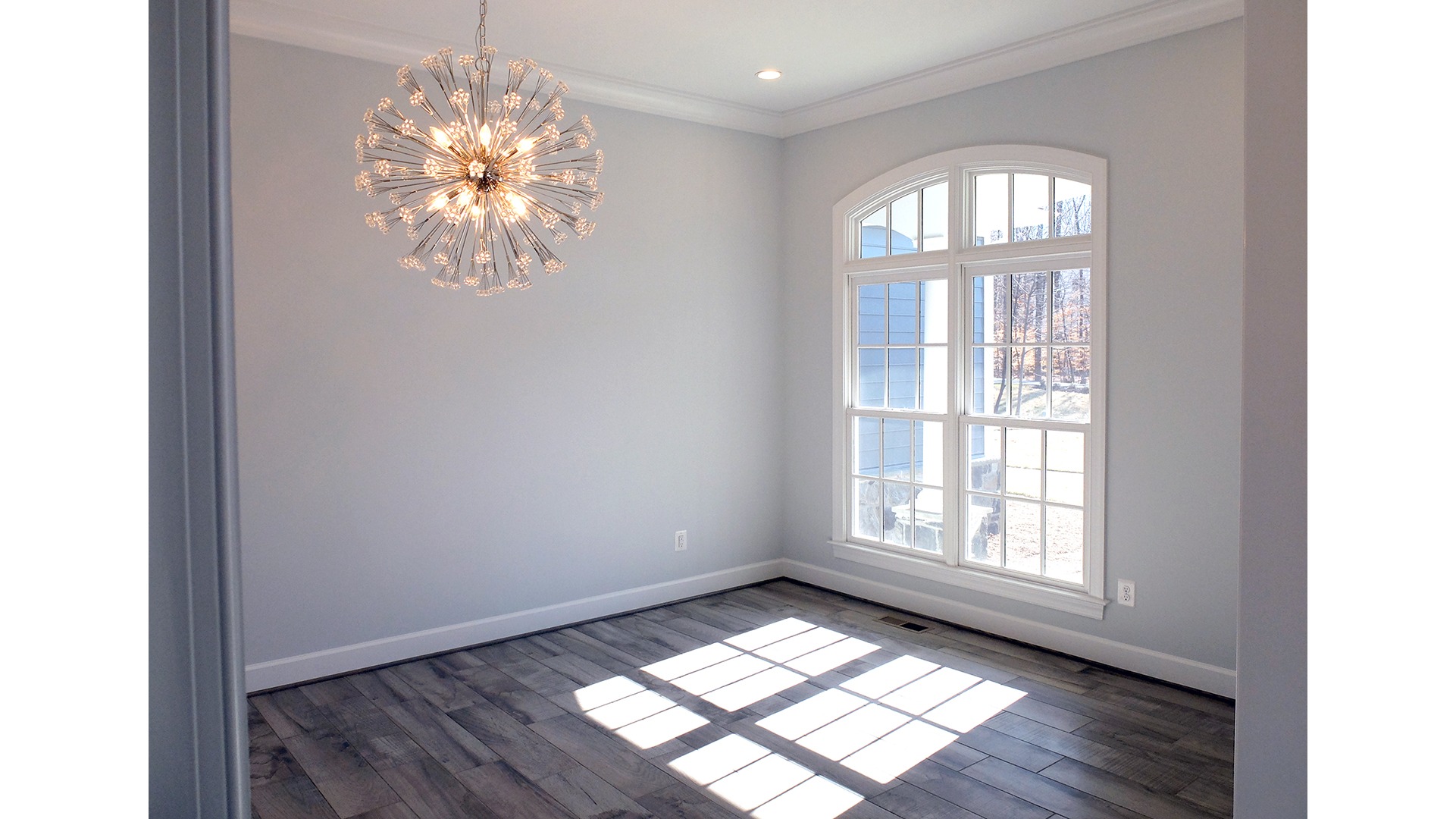 A Dining Room in a Gulick | One semi-custom Grayson in Great Falls.