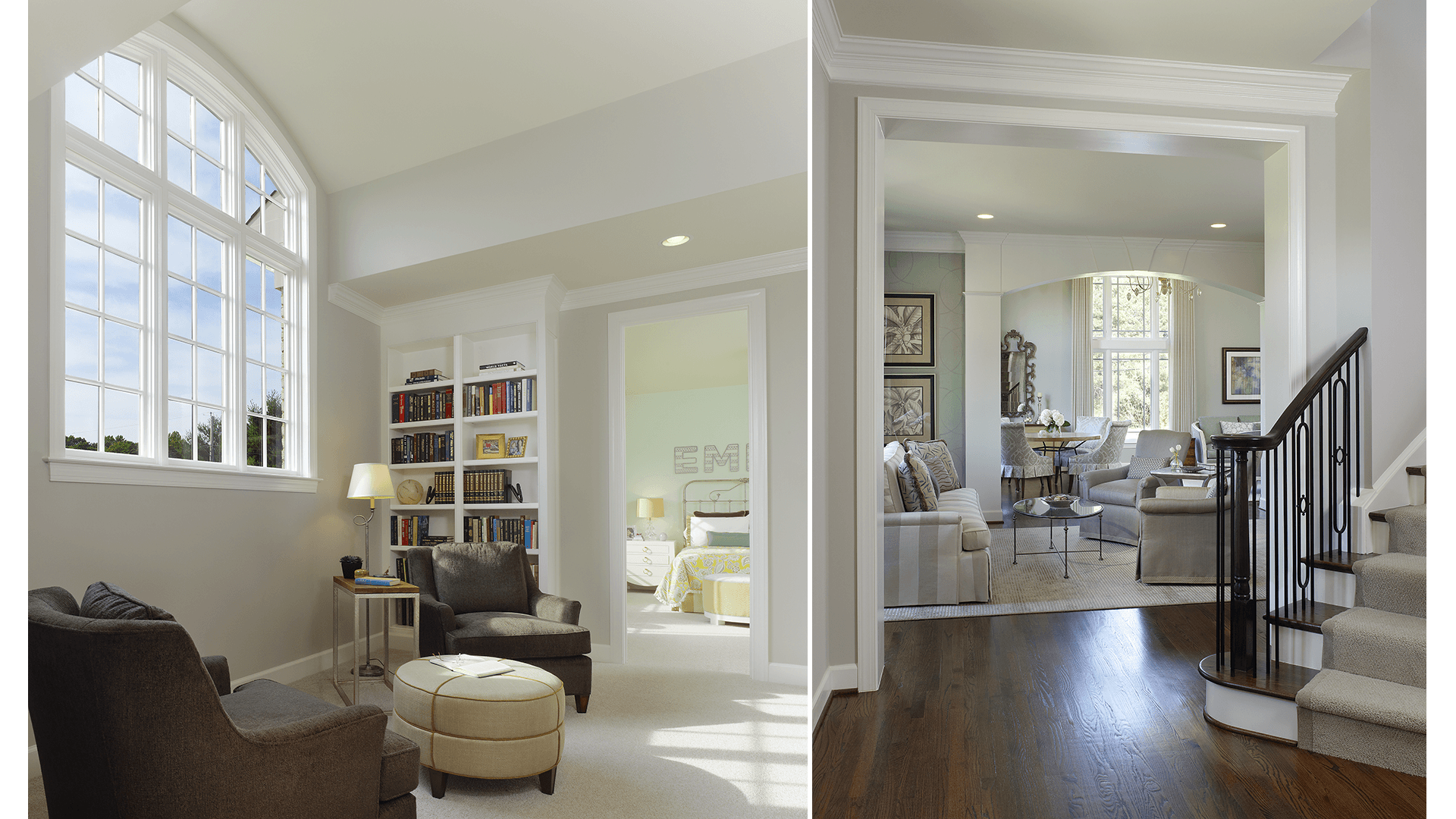 Winthrop Foyer and Living Room & Loft