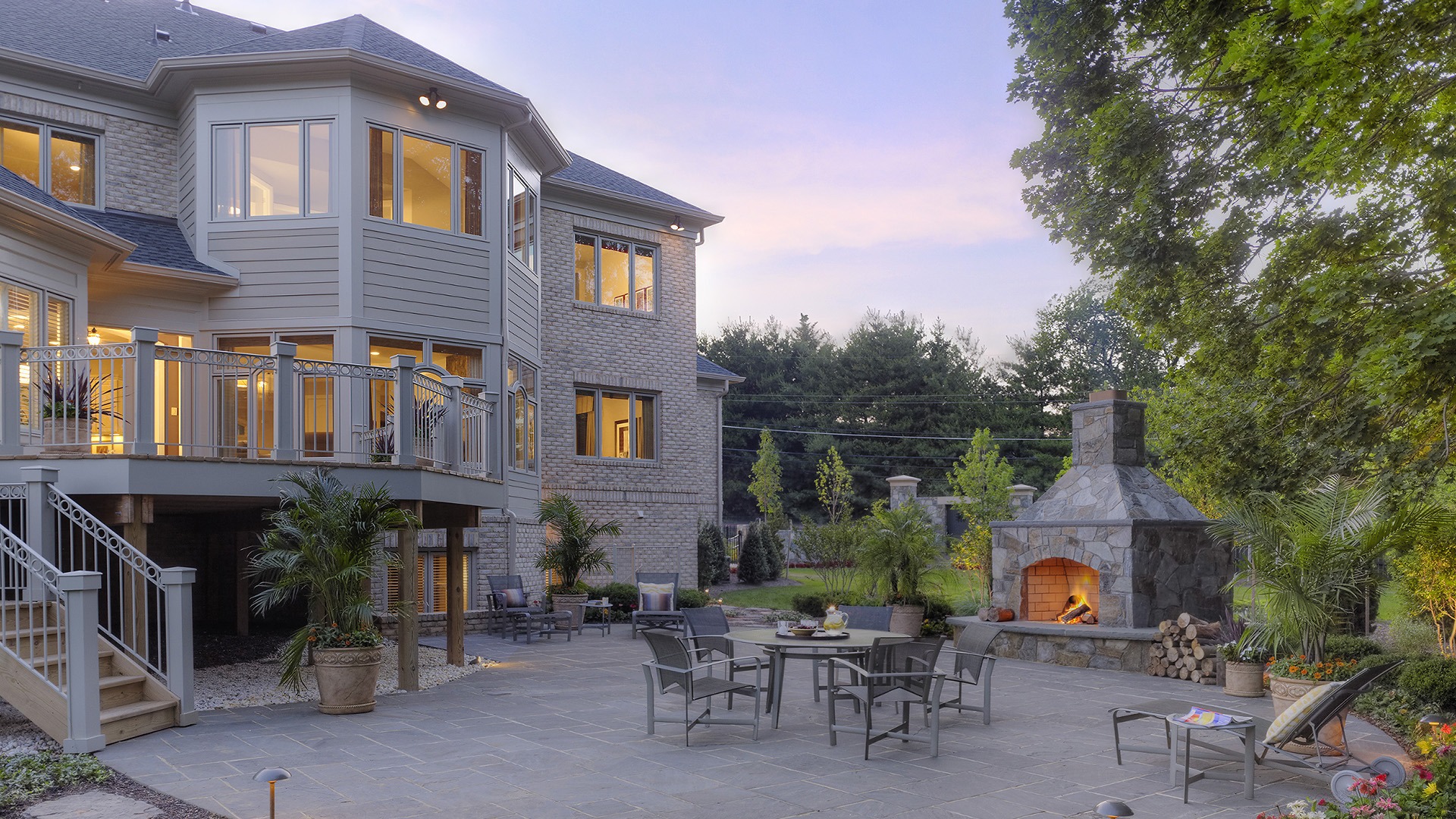 Winthrop Rear Elevation with Deck and Patio ©Hoachlander Davis Photography