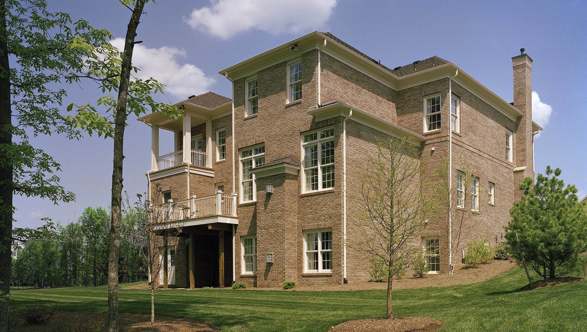 The Rear Elevation in our Ashcroft model in Brambleton. Some options shown.