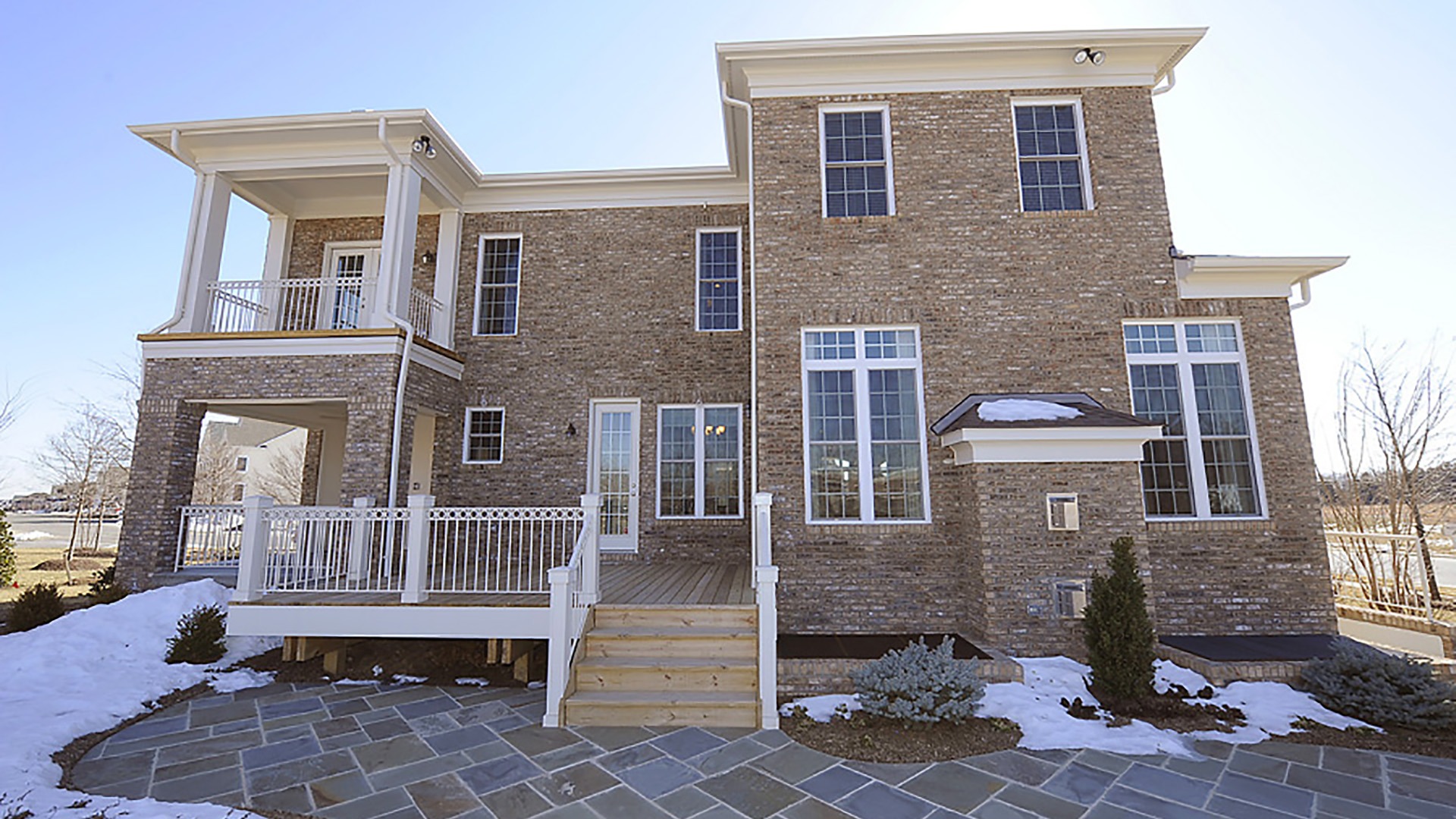 The Rear Elevation in our Ashcroft model, featuring a Lanai, from Brambleton. Some options shown.