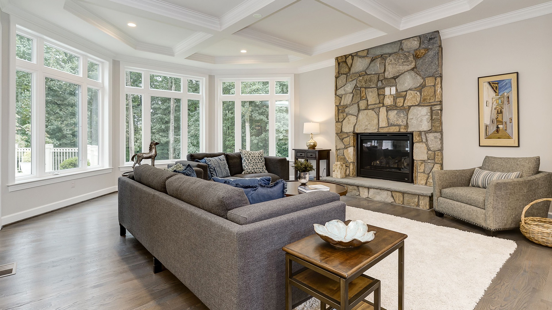 Winthrop Family Room. Some optional features shown.