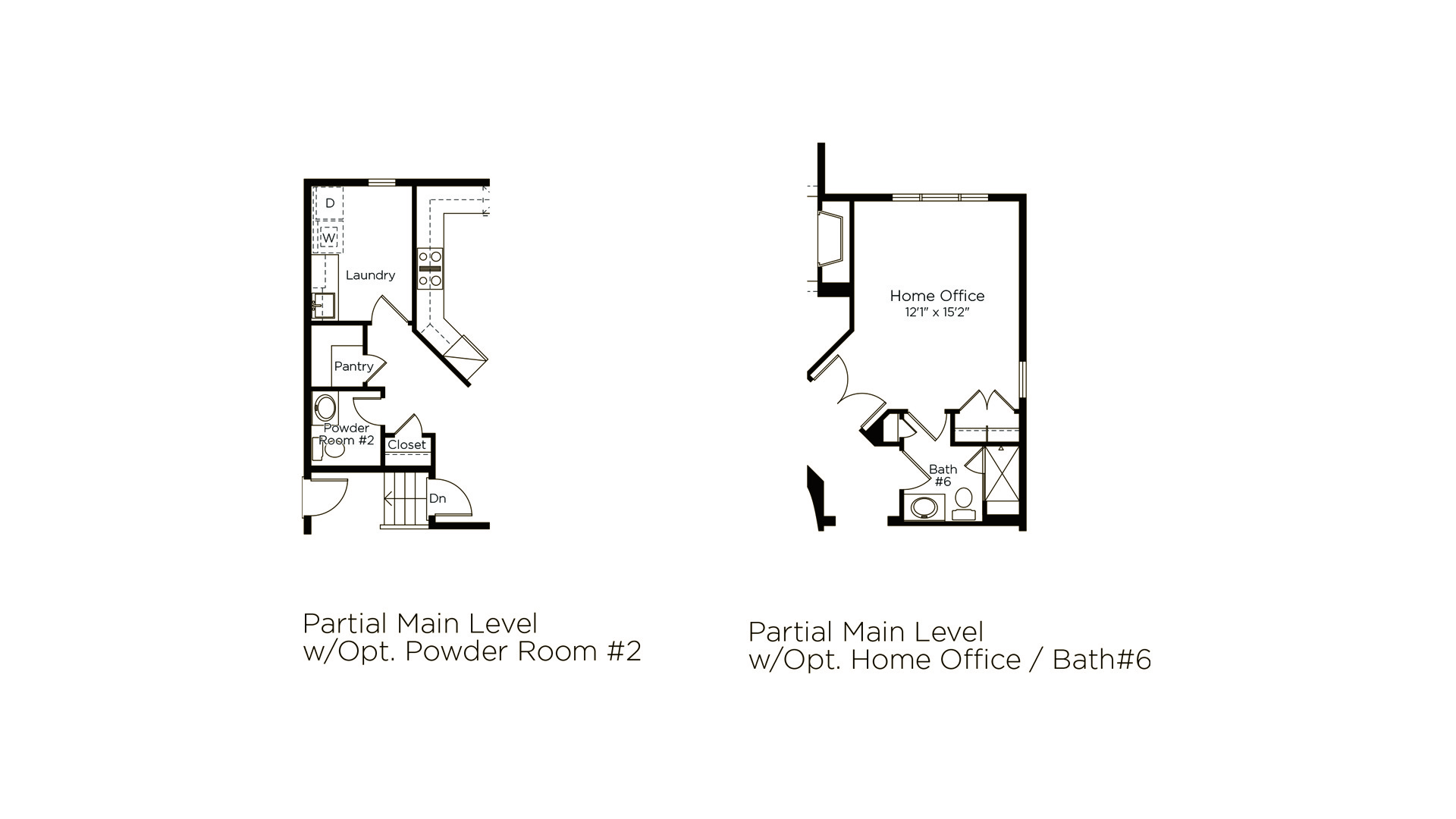 Winthrop - Summerwood Series - Optional Main Level Features