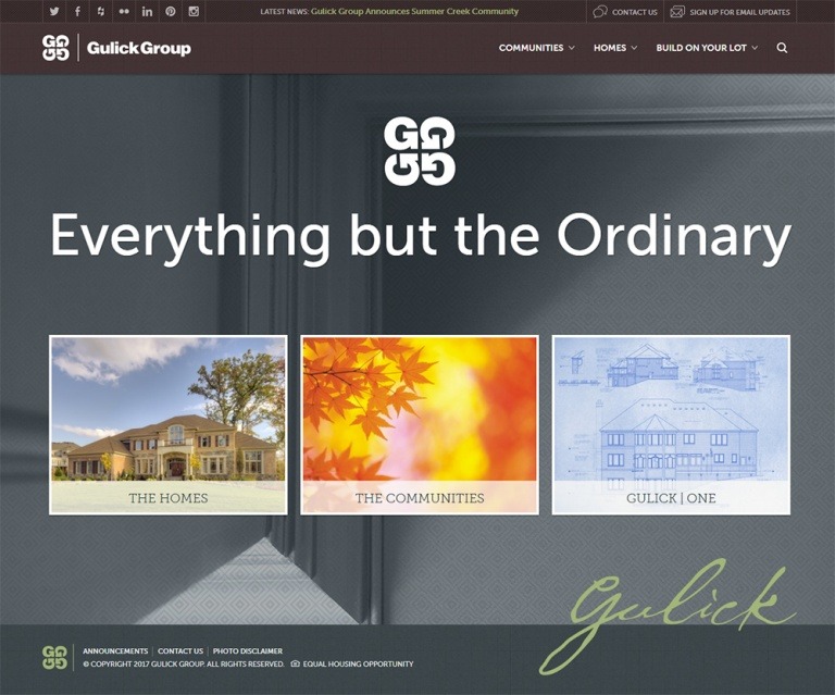 The new look of our website, gulickgroup.com