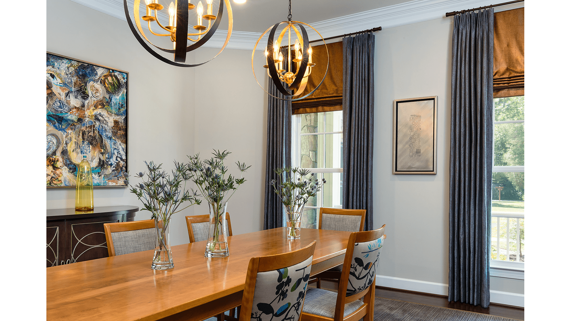 The Dining Room of a Gulick | One home on Innsbruck Avenue. © Hoachlander-Davis Photography. All Rights Reserved. Used with Permission.