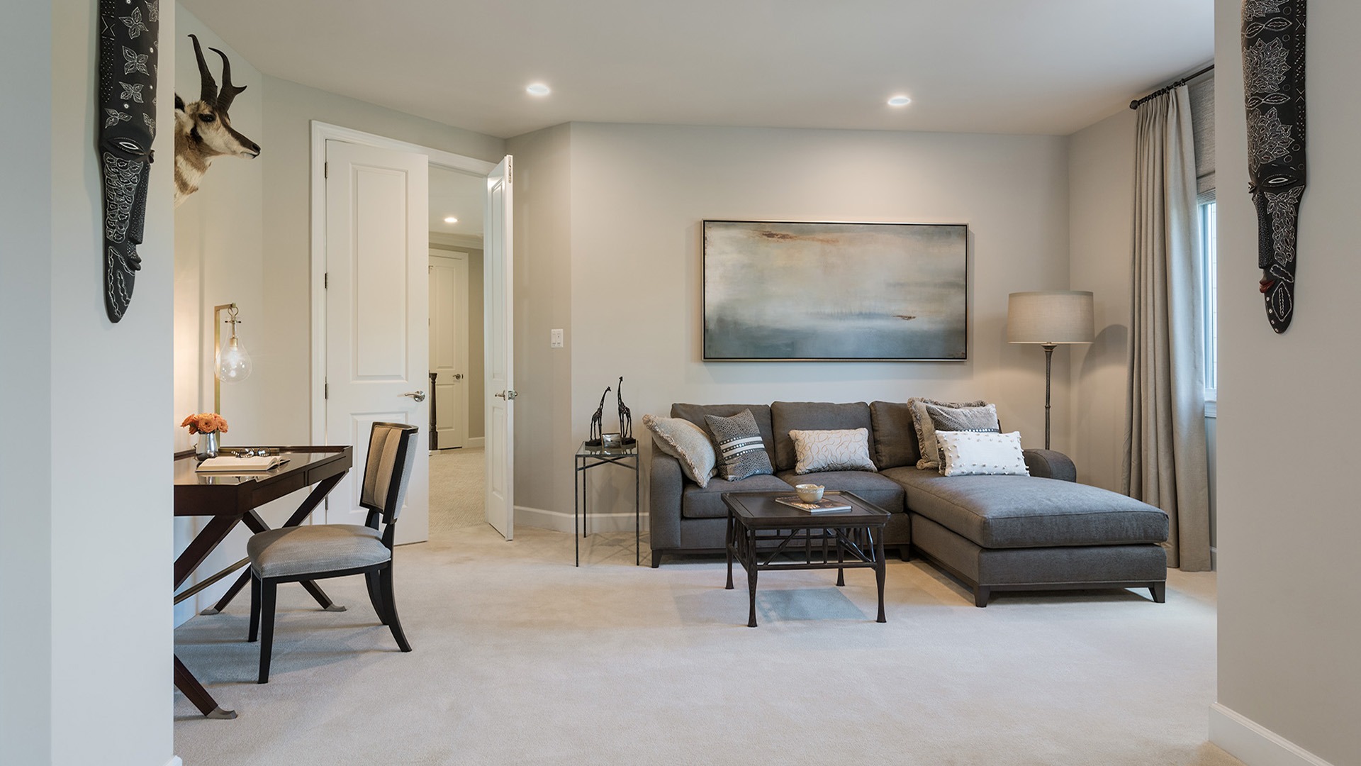 The Owner's Bedroom in a Gulick | One home on Innsbruck Avenue. © Hoachlander-Davis Photography. All Rights Reserved. Used with Permission.