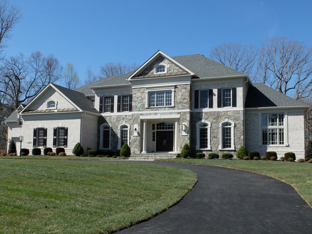 The exterior elevation of a Gulick | One home built on Leigh Mill.