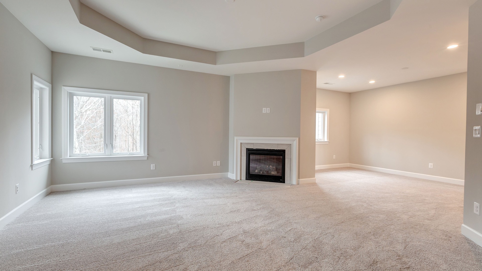 The Owner's Bedroom in the Winthrop on Lot 4 at Thompson's Crossing.