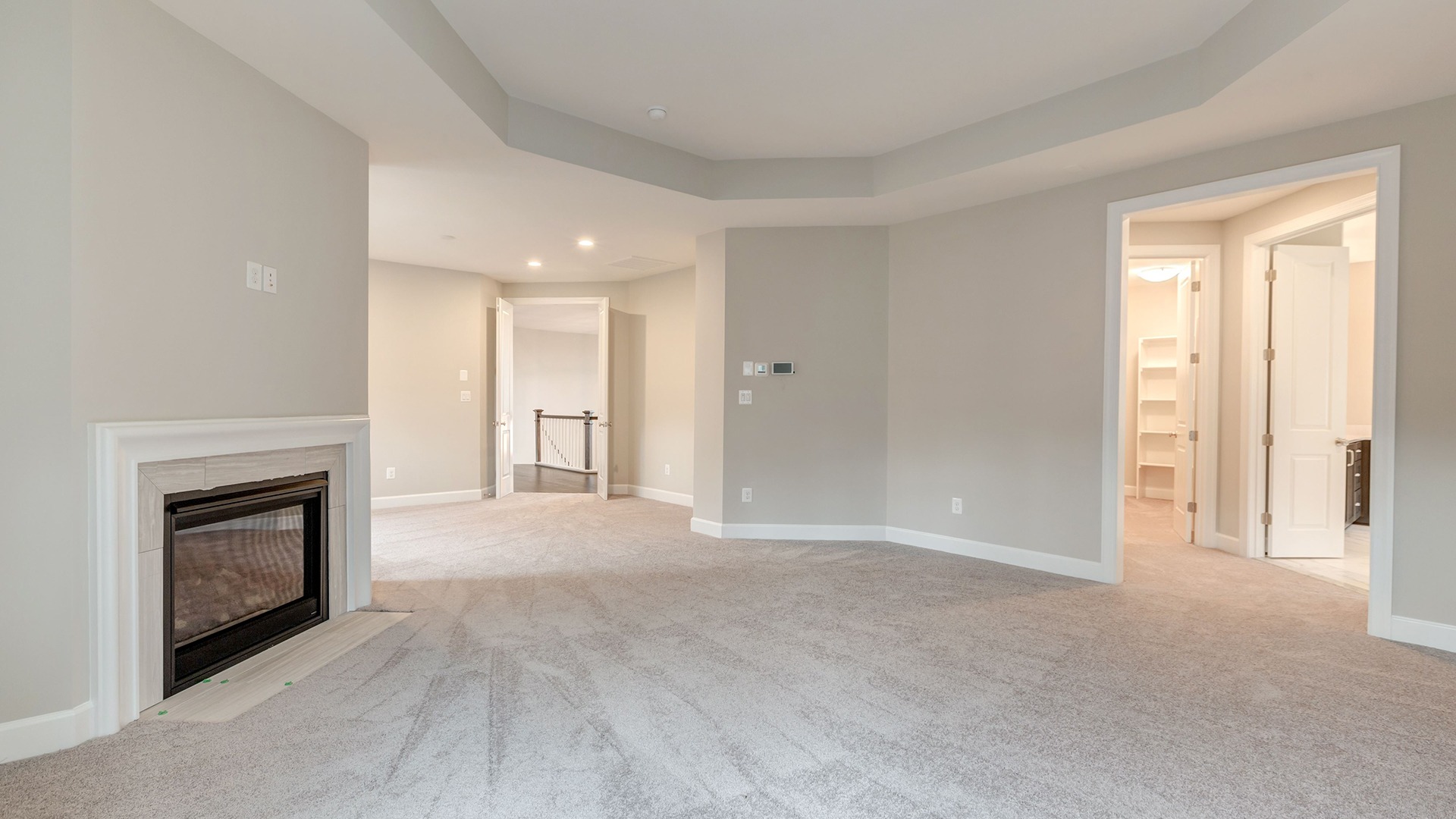 The Owner's Bedroom in the Winthrop on Lot 4 at Thompson's Crossing.