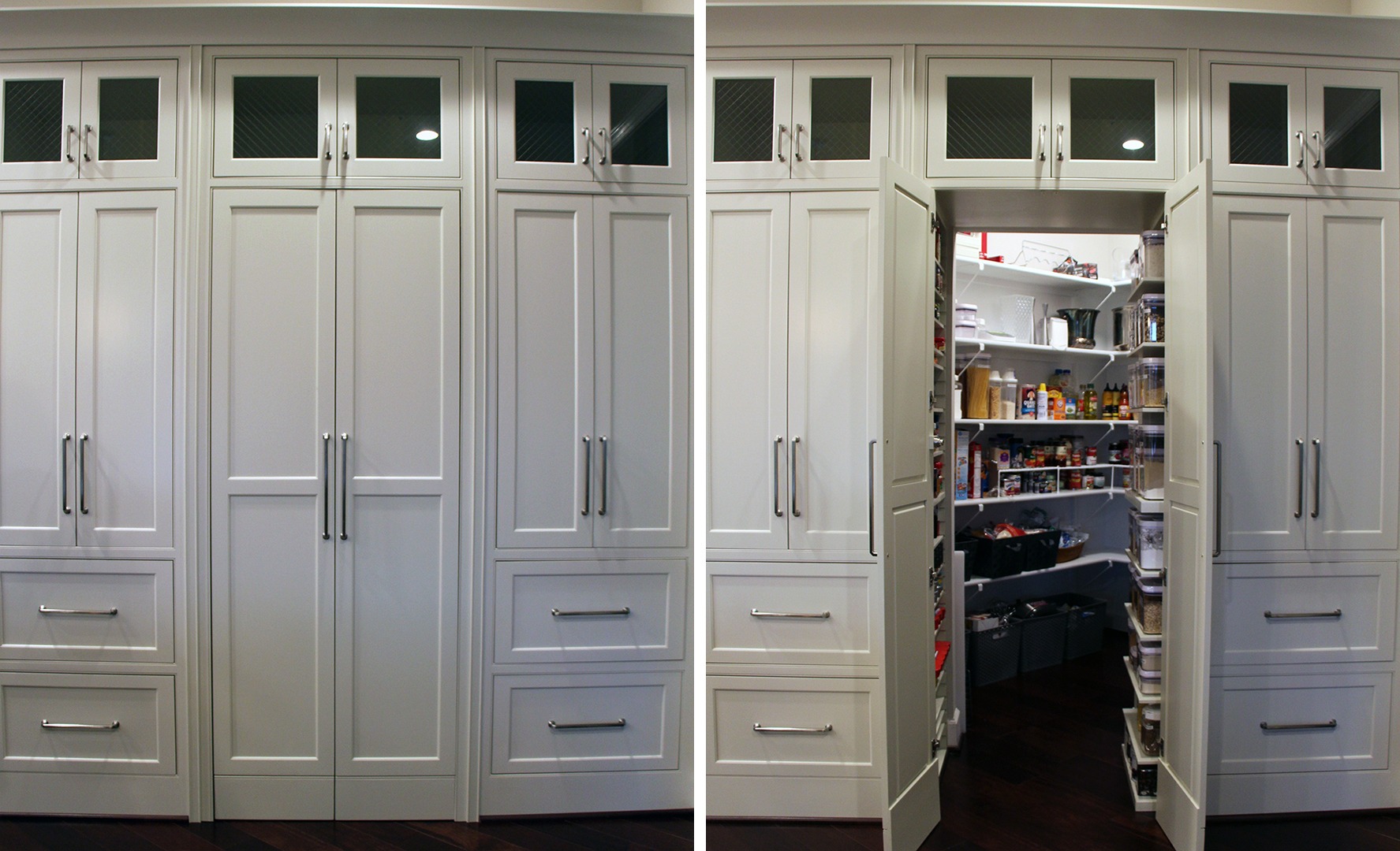 A neat, hidden pantry feature from a Gulick | One home.