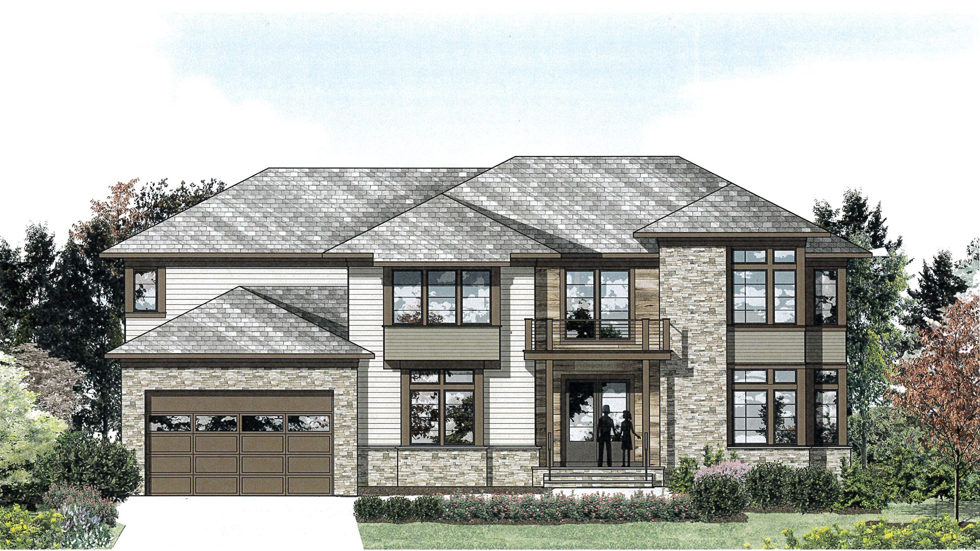 A concept exterior we did on our Winthrop in the Parkline Series style.